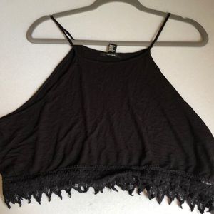 Forever 21 Black Crop Top